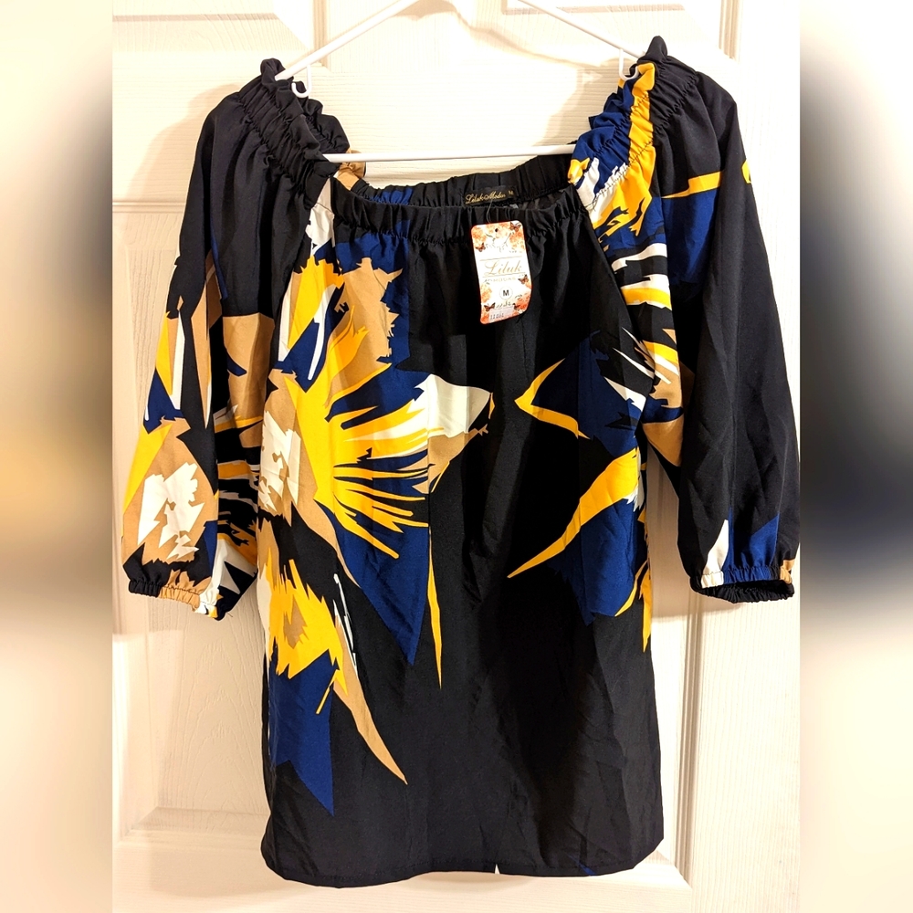 Off shoulder blouse top